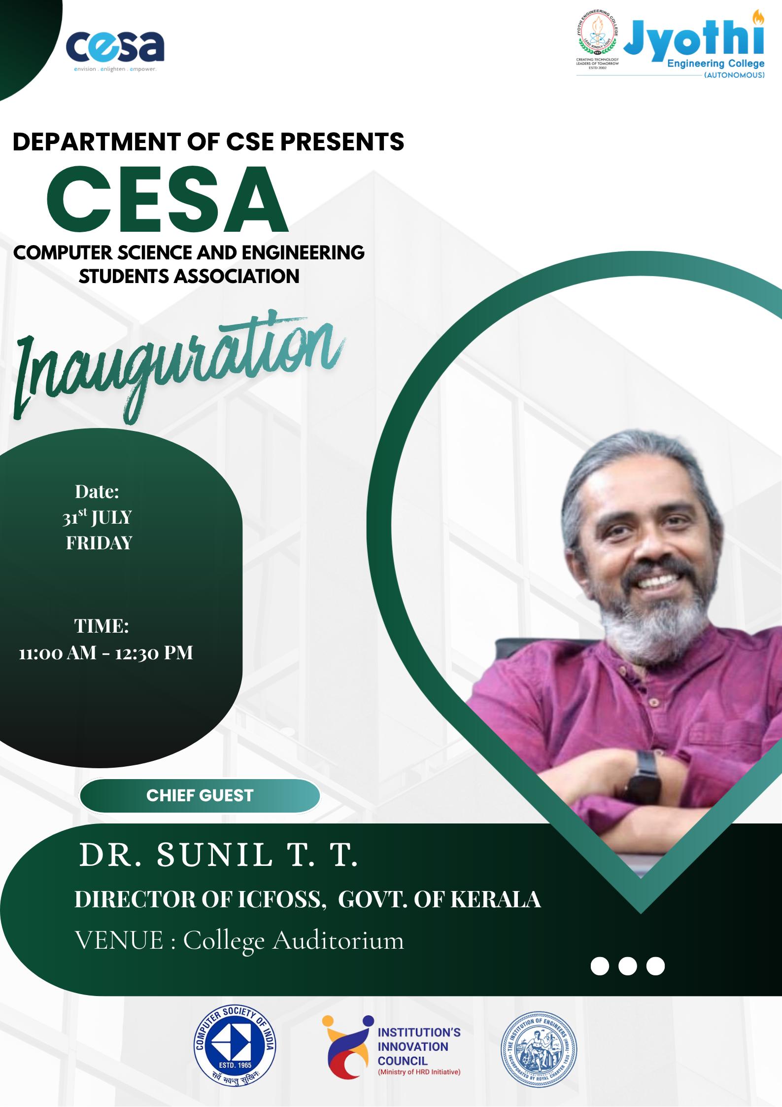 CESA INAUGURATION