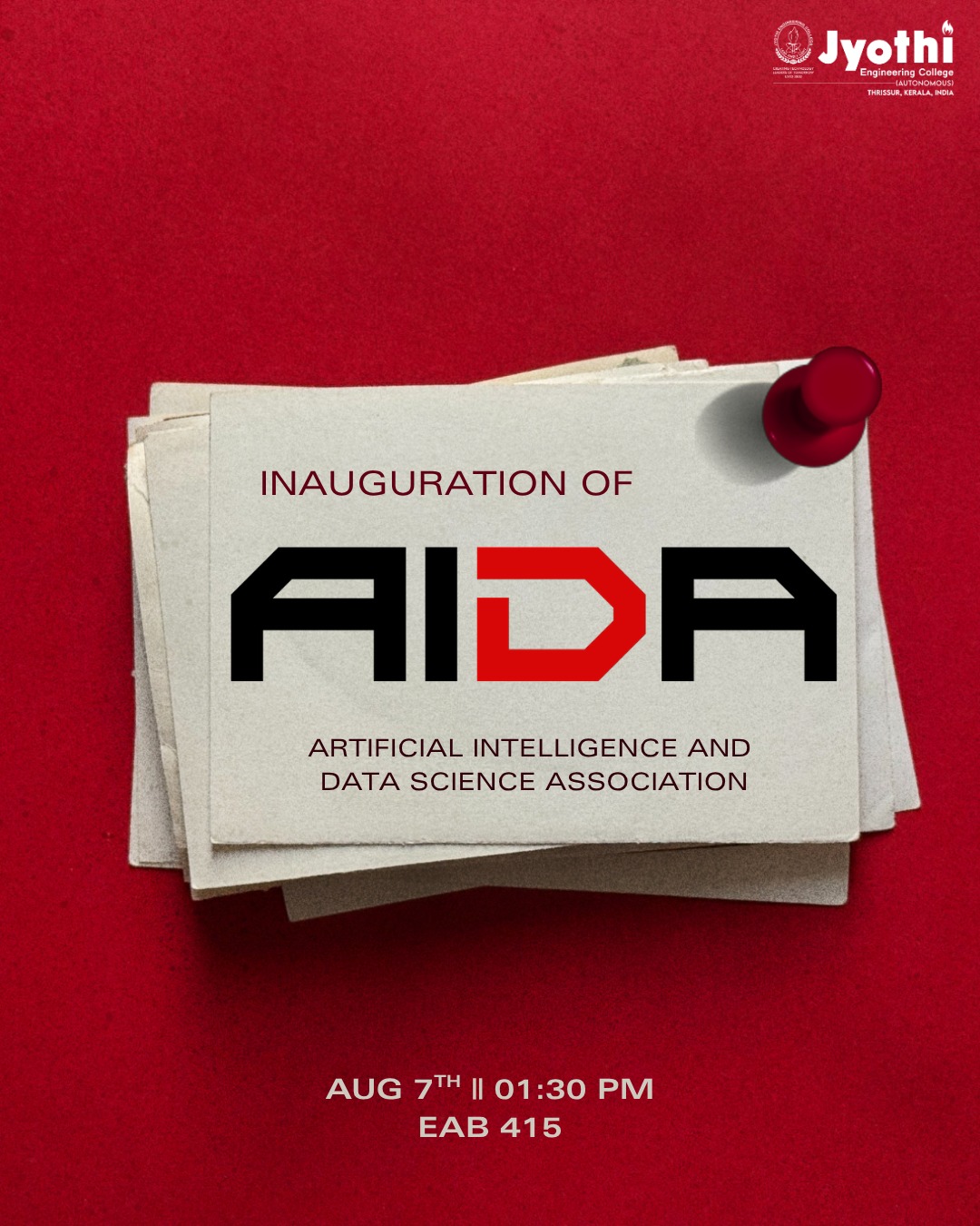 ✨ You're Invited to the Inauguration of AIDA! ✨